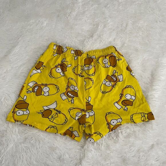 Unisex Universal Studios The Simpsons Shorts in Yellow Size Large - Picture 7 of 7